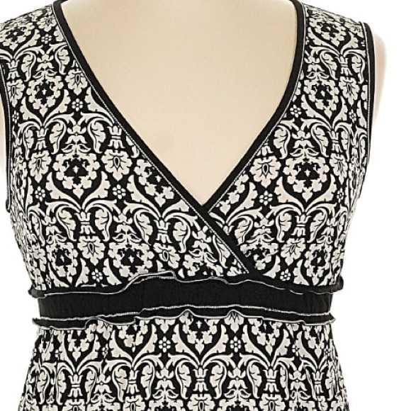 Max Studio Black and White Patterned Dress - Picture 5 of 5